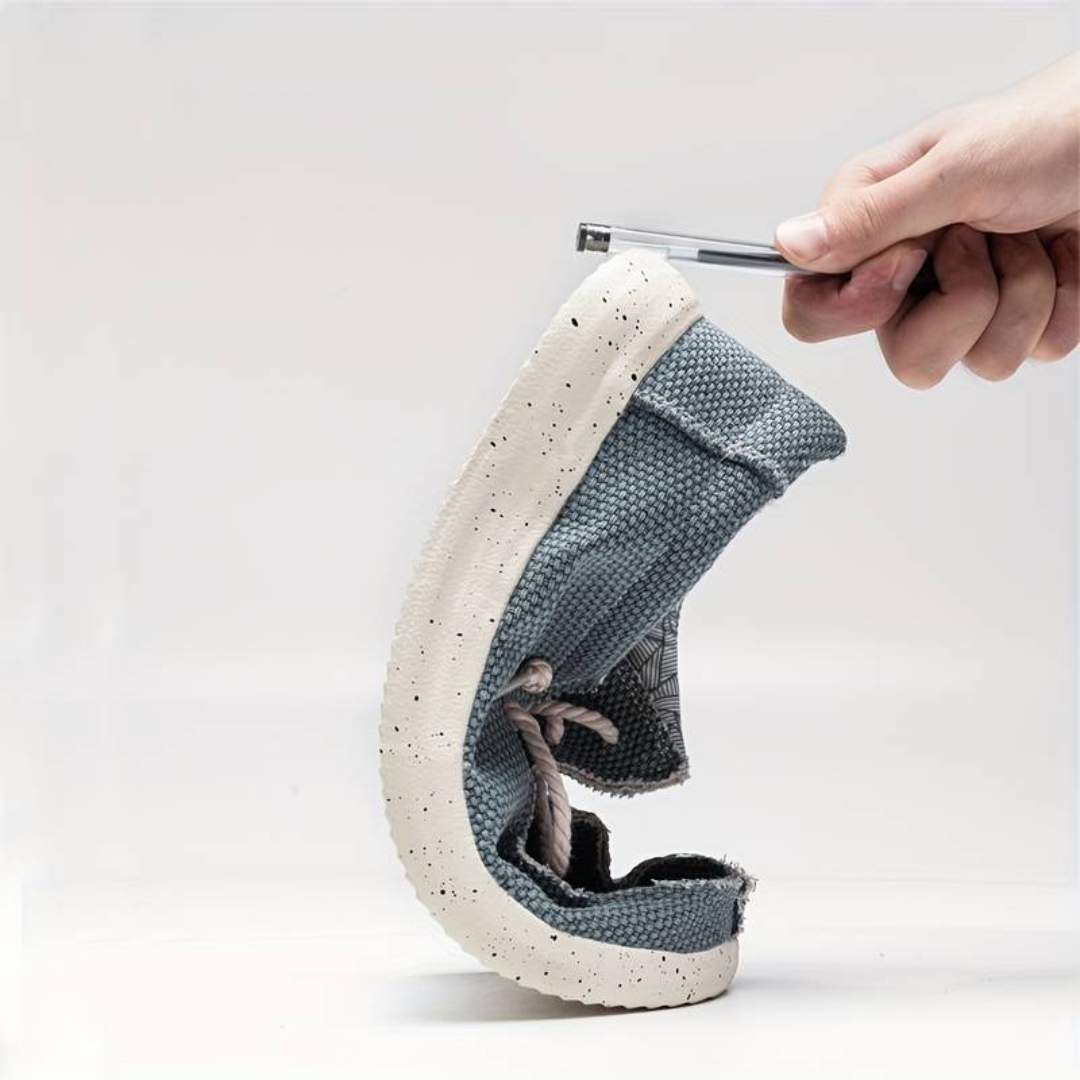 Soft, breathable women's slip-on shoes. Comfortable everyday flats with good support.