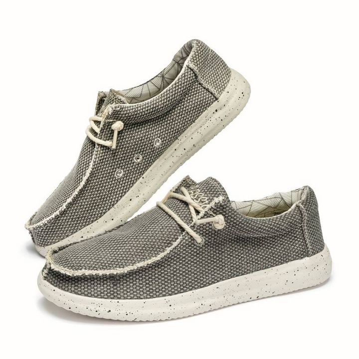 Easy slip-on women's shoes with breathable design. Comfortable casual footwear for everyday.