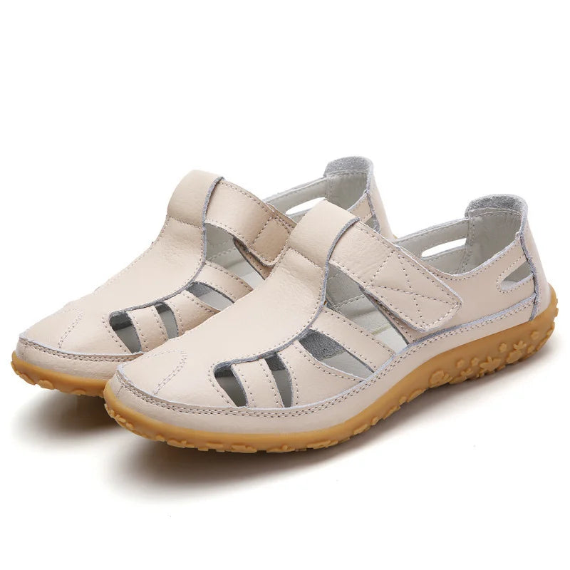 Breathable open-toe walking sandals for women, offering both comfort and modern cutout style.