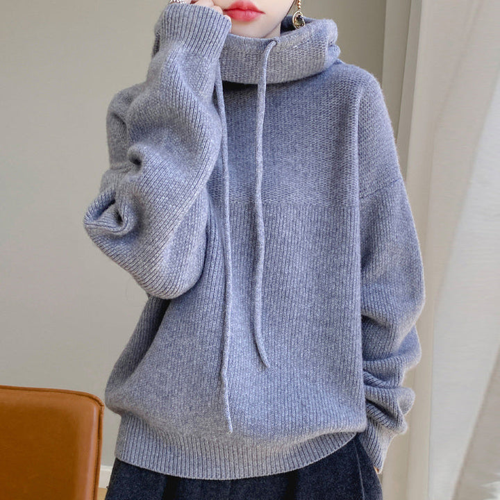 Stylish women's everyday hoodie with drawstring, ideal for spring layering and casual wear