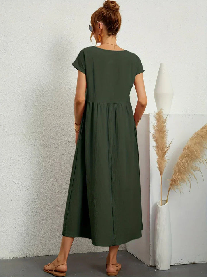 Ladies' summer casual dress, perfect for an effortlessly chic look.