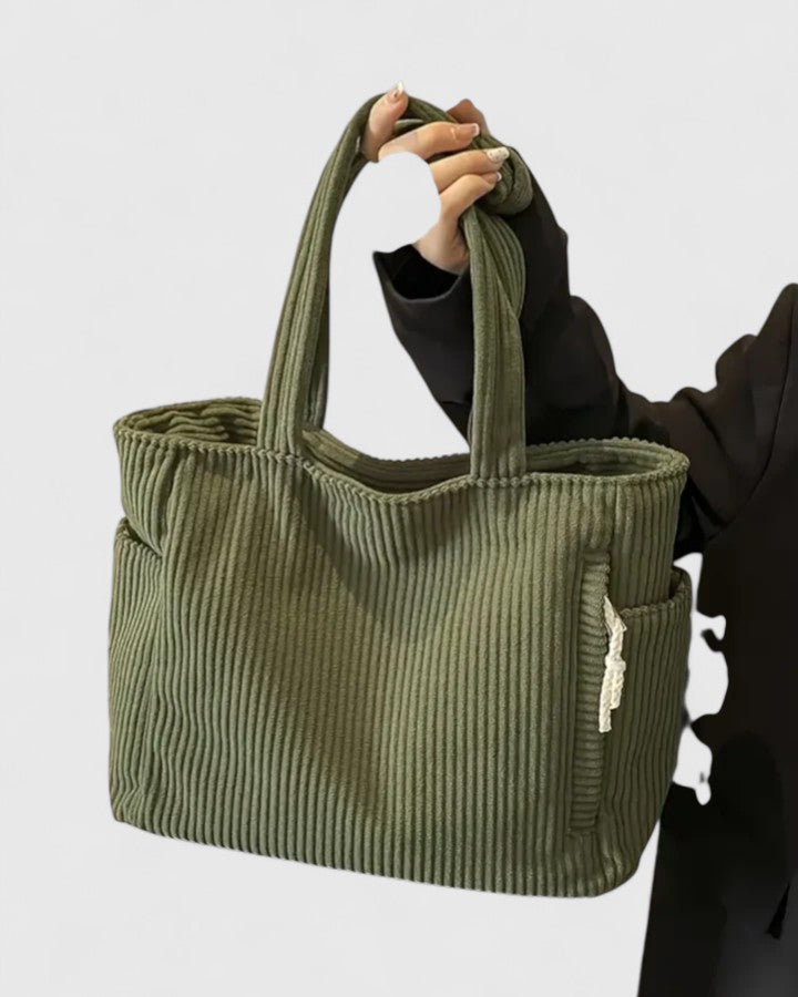 Women's casual everyday tote bag, perfect for work or summer outings, featuring a stylish textured finish