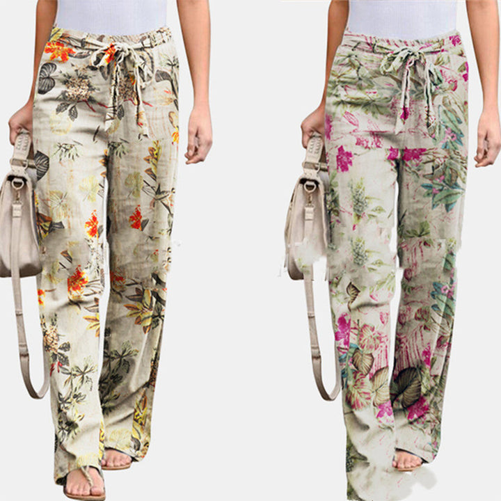 Everyday wear women's casual mid-waist pants, comfortable and stylish for various occasions.