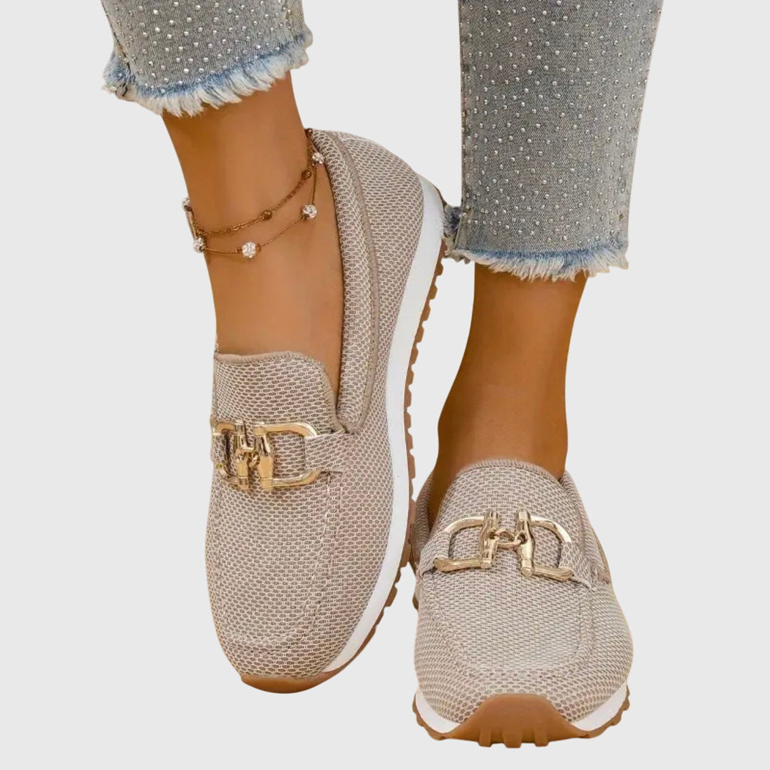 Comfortable slip-on women's orthopedic loafers, ideal for everyday casual wear.