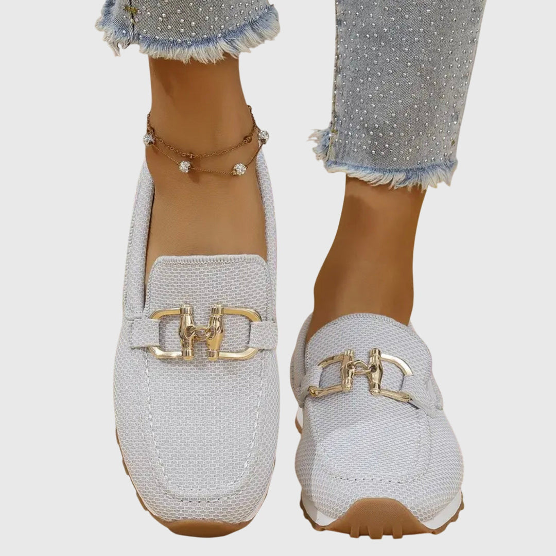 Lightweight women's orthopedic loafers, perfect summer casual footwear.