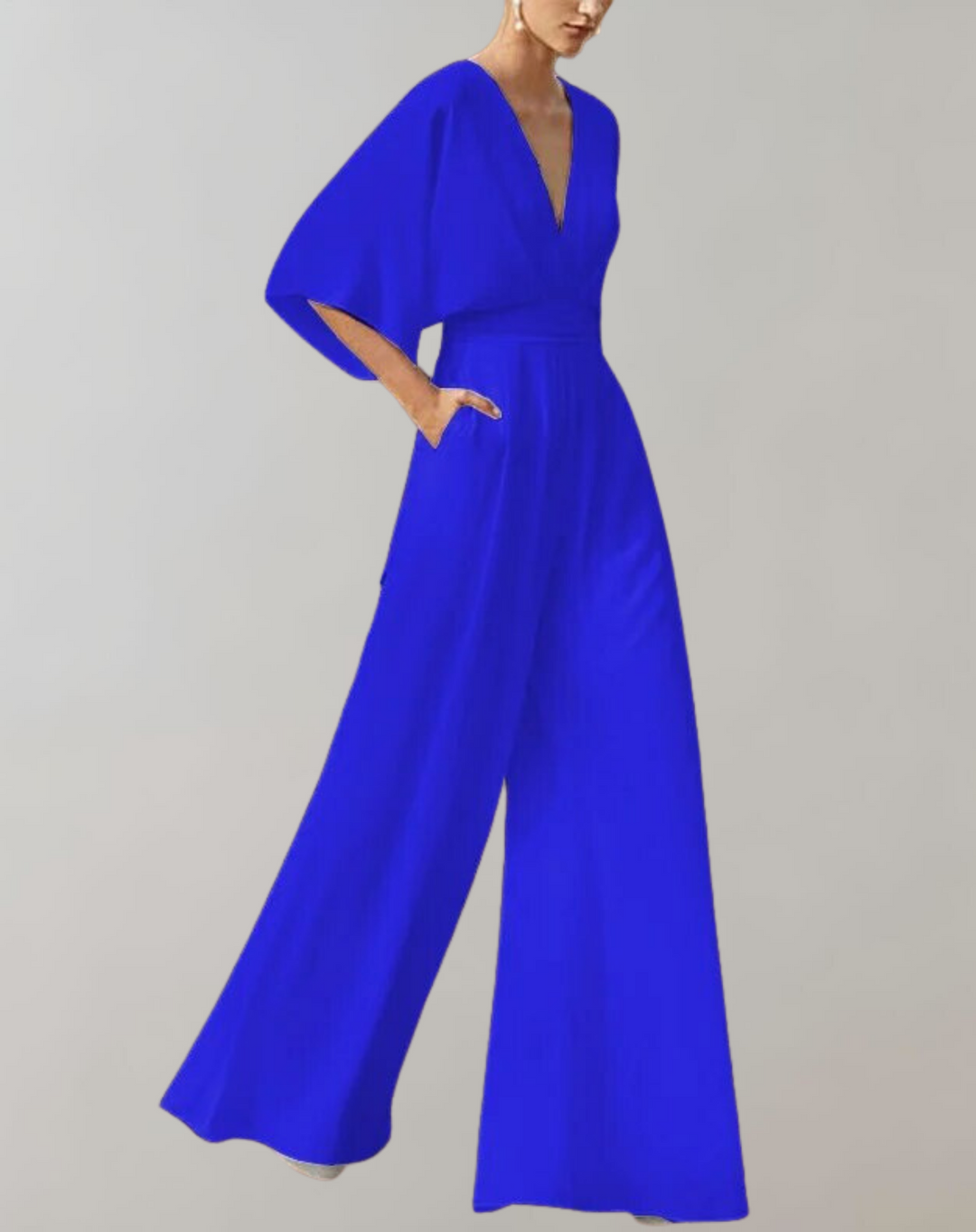 Trendy women's wide leg overall jumpsuit for effortless summer fashion. Casual & versatile one-piece.