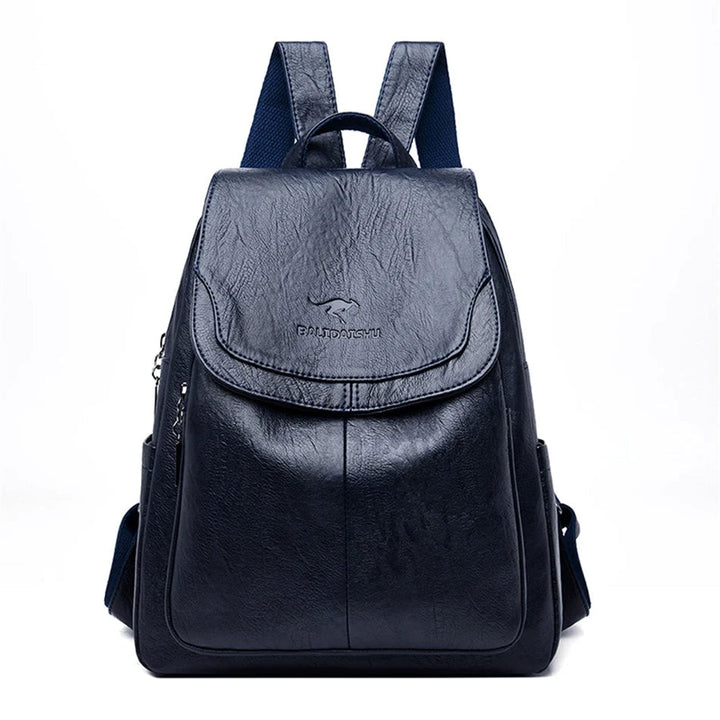 Elegant women's backpack, chic everyday carry with functional design & comfortable adjustable straps.