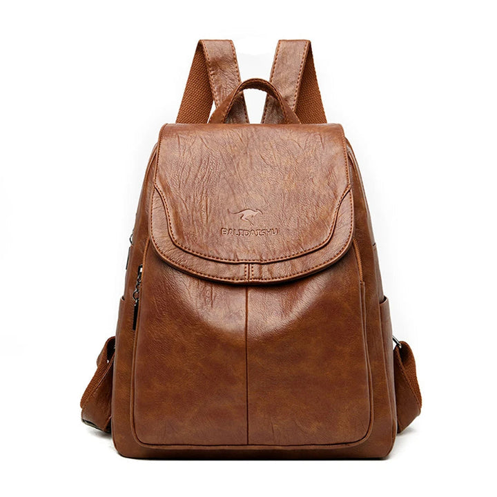 Chic women's everyday backpack, an elegant functional handbag with adjustable straps.