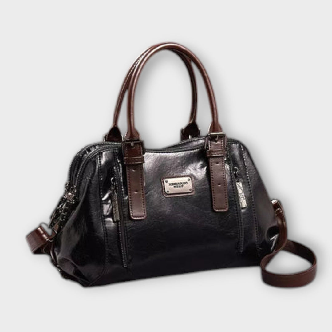 Chic women's leather everyday carry shoulder bag, a fashionable and practical accessory