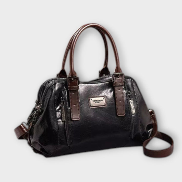 Chic women's leather everyday carry shoulder bag, a fashionable and practical accessory