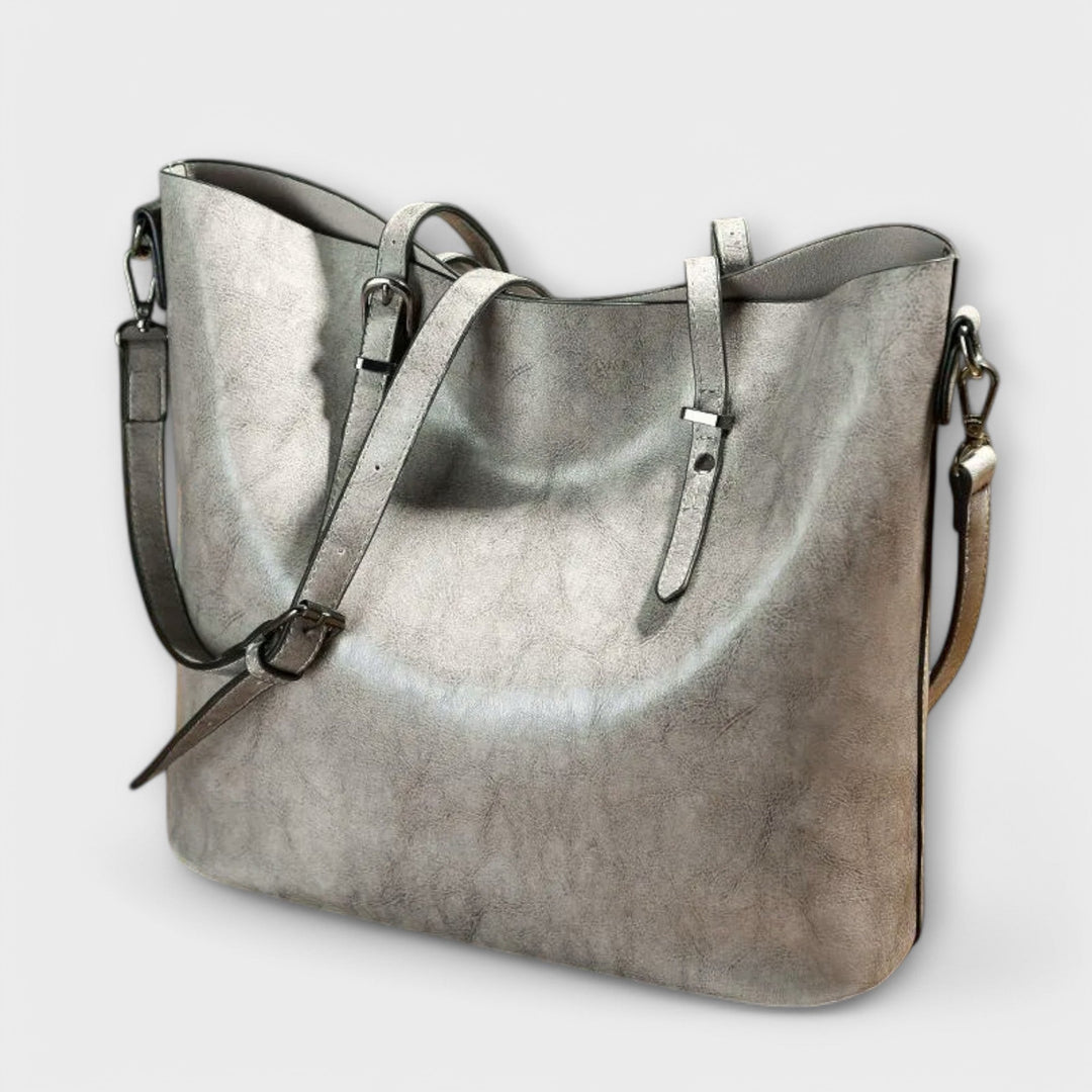 Close-up of women's classic crossbody bag texture