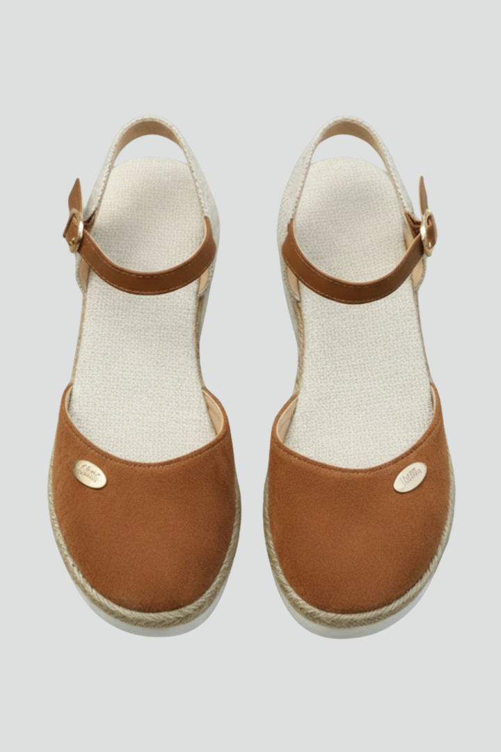 Women's closed-toe espadrille slingback sandals, perfect for summer casual wear