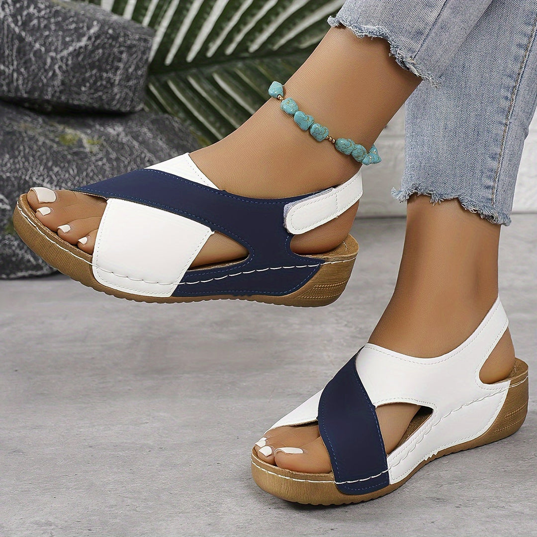 Women's comfortable hiking sandals for long walks & adventure. Durable outdoor footwear for summer travel.