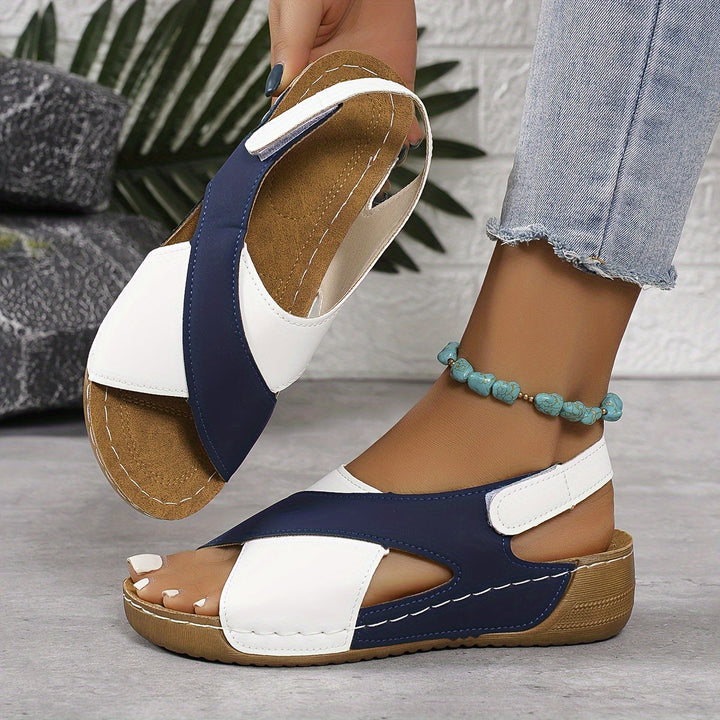 Adventure-ready women's hiking sandals. Comfortable outdoor footwear for travel, walking & summer exploration.