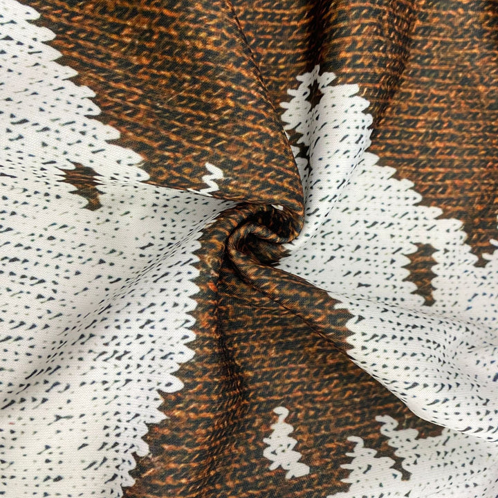 Soft long-sleeve pullover for women, featuring a unique equestrian horse graphic print.