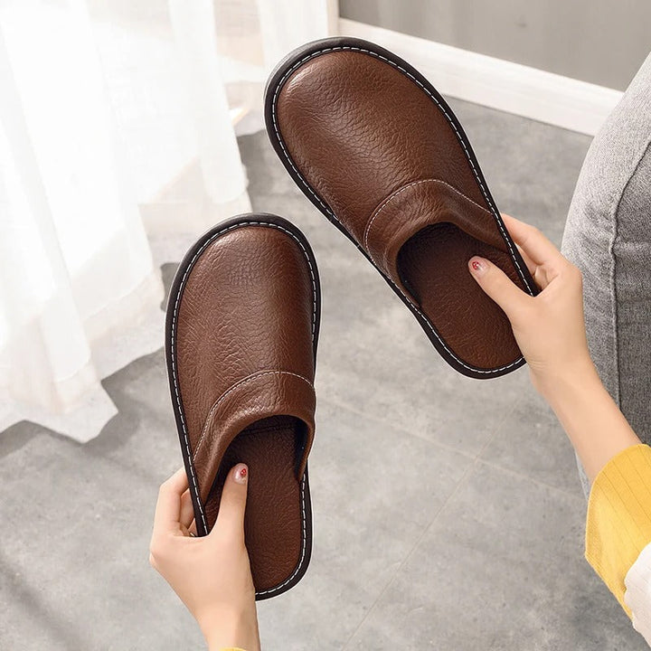 Stylish ladies' indoor shoes, perfect for cozy home wear and relaxation.