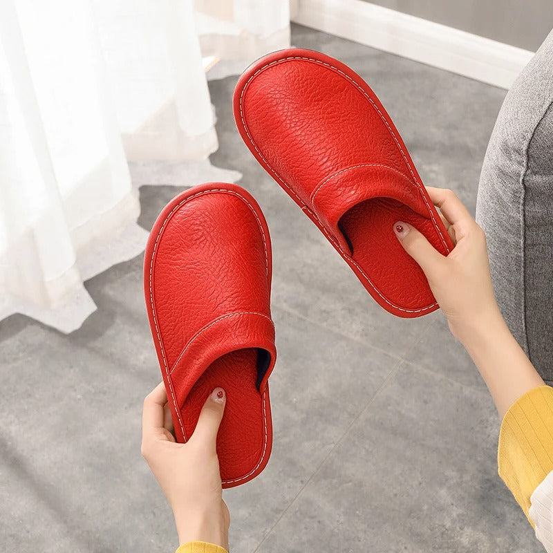 Cozy women's home wear slippers, offering everyday comfort and stylish relaxation.