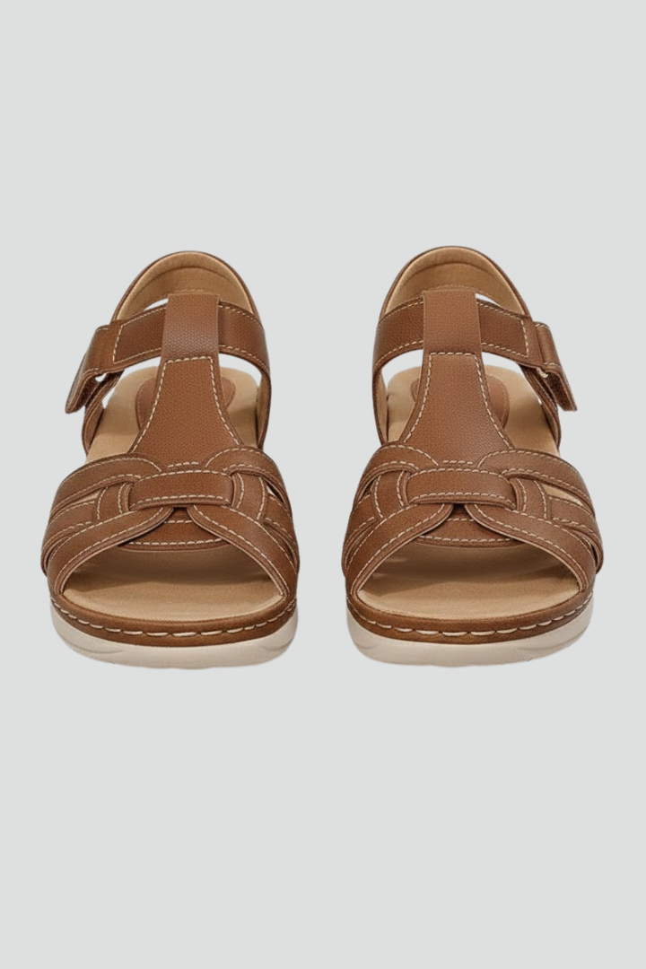 Women's comfortable open toe strap sandals, ideal for summer daily wear and beach outings.
