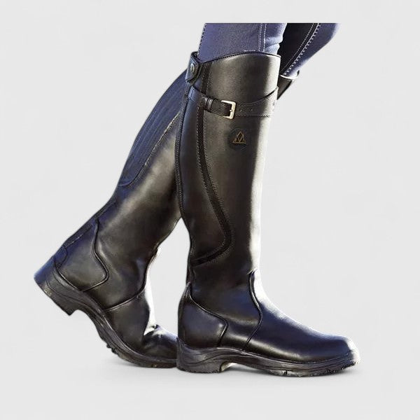 Women's comfortable orthopedic ankle boots in black, ideal for fall fashion and foot support.