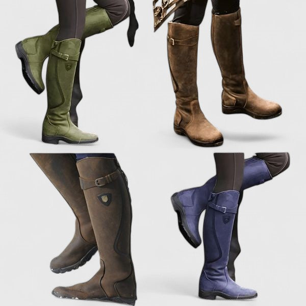 Orthopedic women's boots with a durable sole, ensuring comfort and stability for everyday wear.