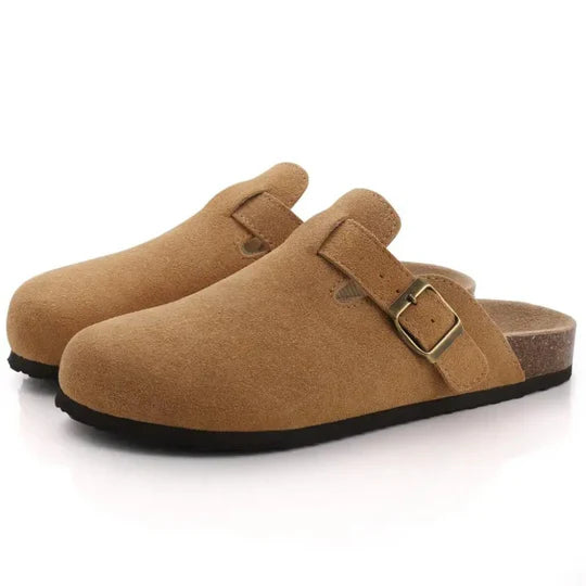 Supportive women's casual slippers with orthopedic footbed. Ideal comfort footwear for everyday wear & foot health.