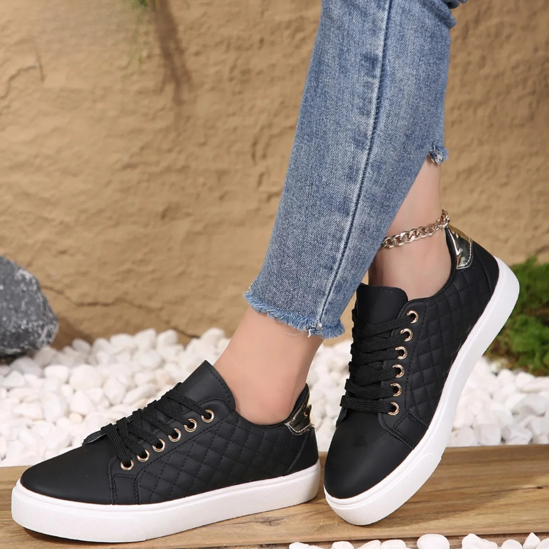 Stylish women's orthopedic sneakers designed for ultimate comfort and support during extended walking
