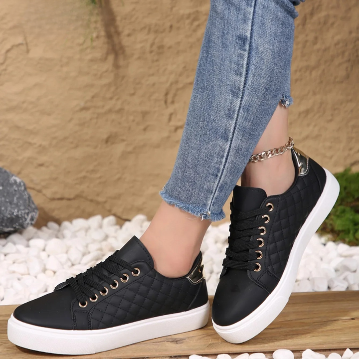 Stylish women's orthopedic sneakers designed for ultimate comfort and support during extended walking