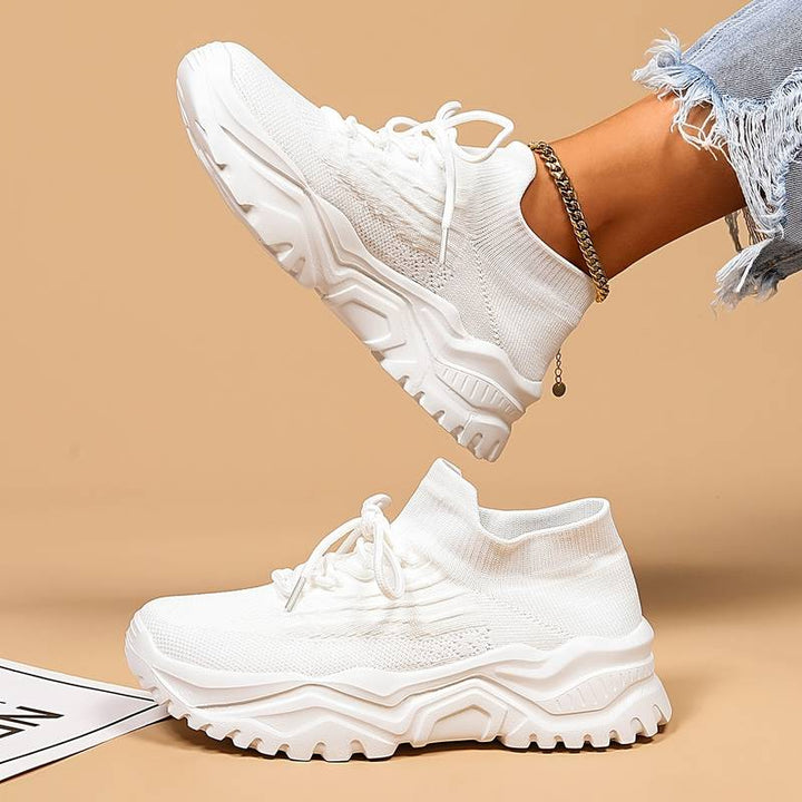 Flexible, breathable women's orthopedic walking shoes with memory foam for bunion pain relief & comfortable foot support.