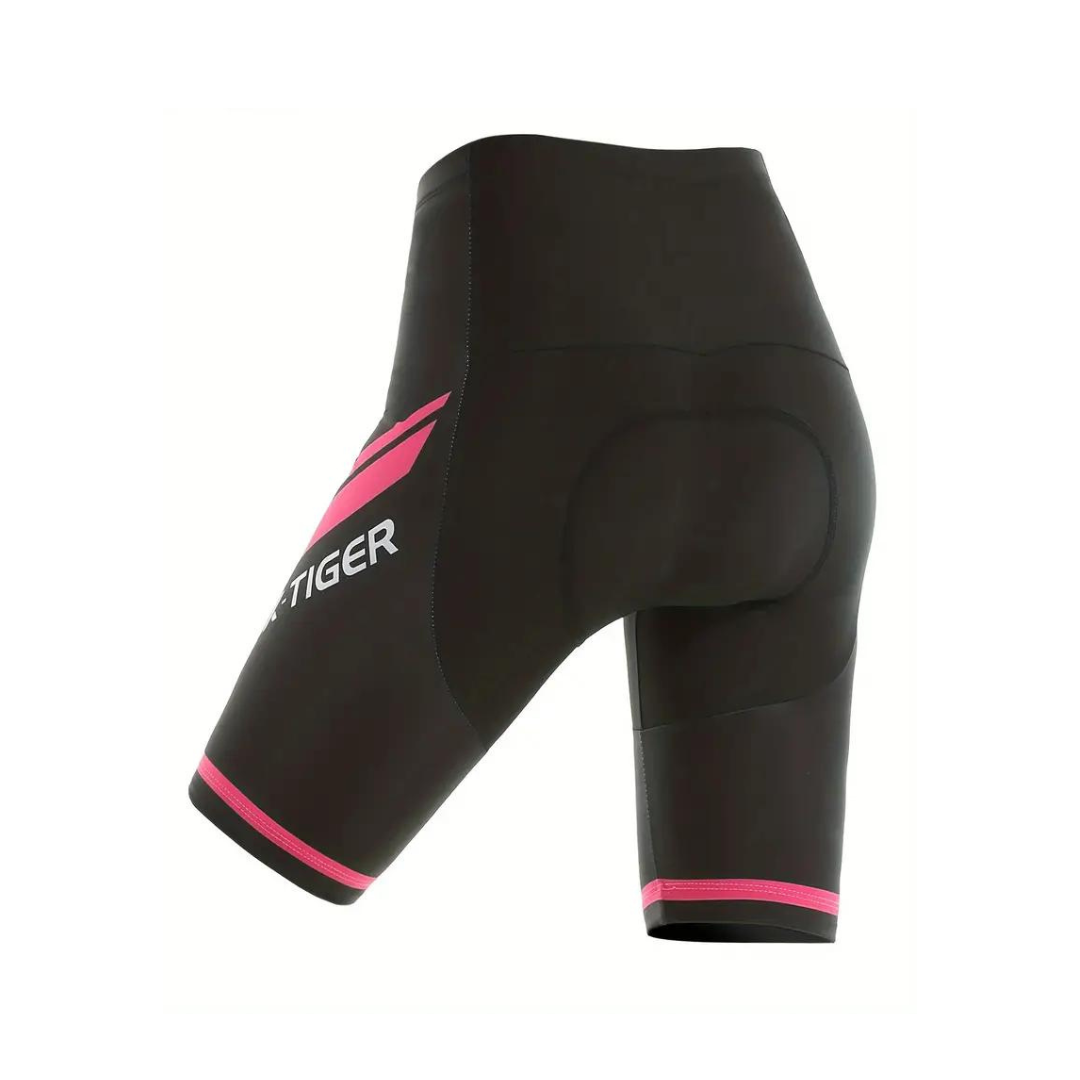 Padded women's bike shorts for improved cycling performance & comfort. Perfect for road or indoor cycling.