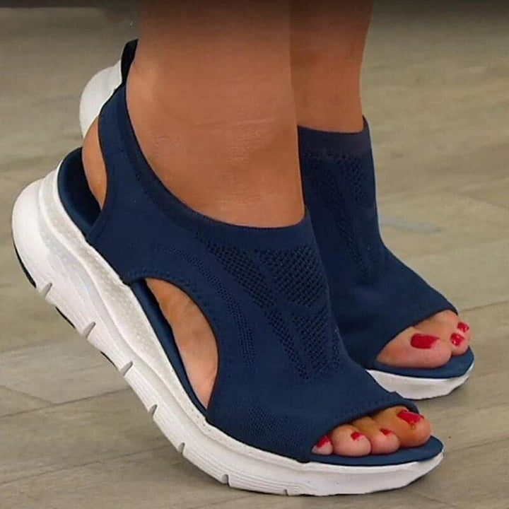 Women's comfortable spring open-toe flat sandals, perfect for casual everyday wear