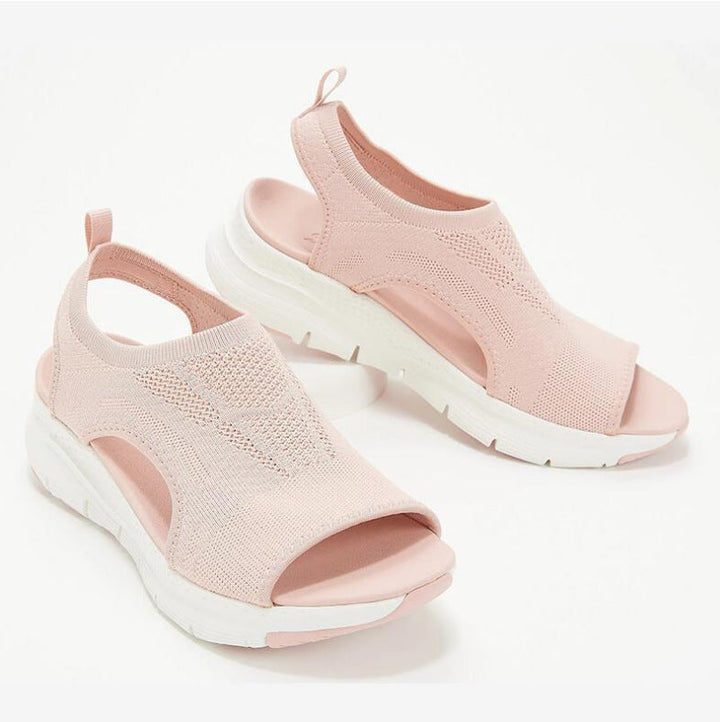 Stylish and comfortable women's spring sandals with open-toe design for daily casual wear