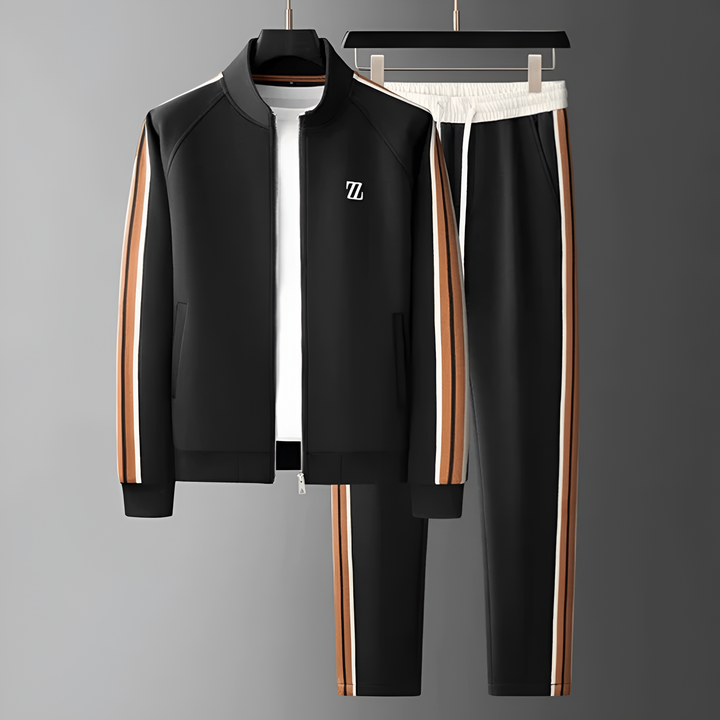 Versatile women's athletic fashion tracksuit set for various activities.