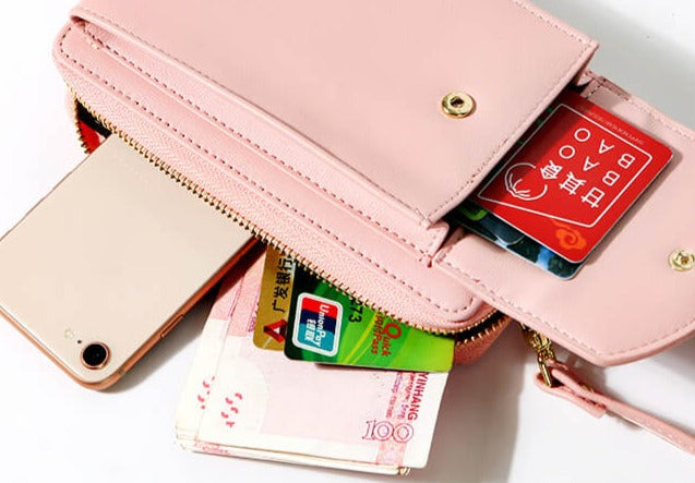 Fashionable women's compact PU leather crossbody bag, adjustable strap, an elegant daily accessory.