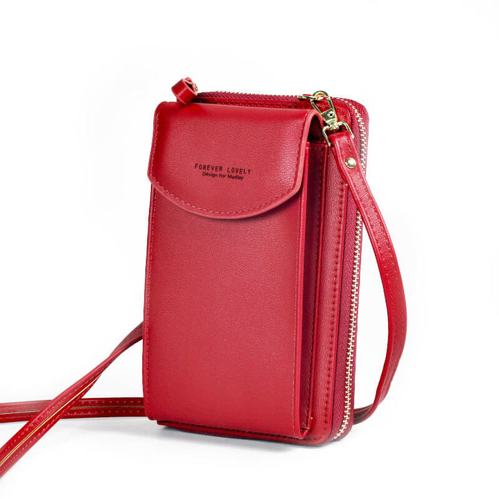 Daily women's compact PU leather bag, versatile adjustable strap, ideal for carrying essentials.