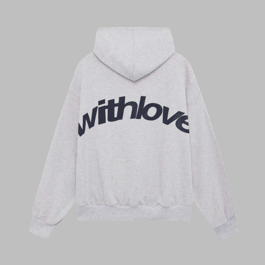 Women's cozy knit pullover hoodie in a soft, all-season fabric for casual comfort.