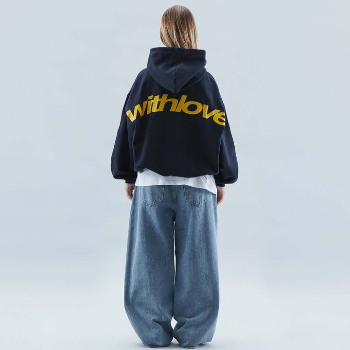 Stylish women's warm hooded sweatshirt, great for everyday comfort and casual layering.
