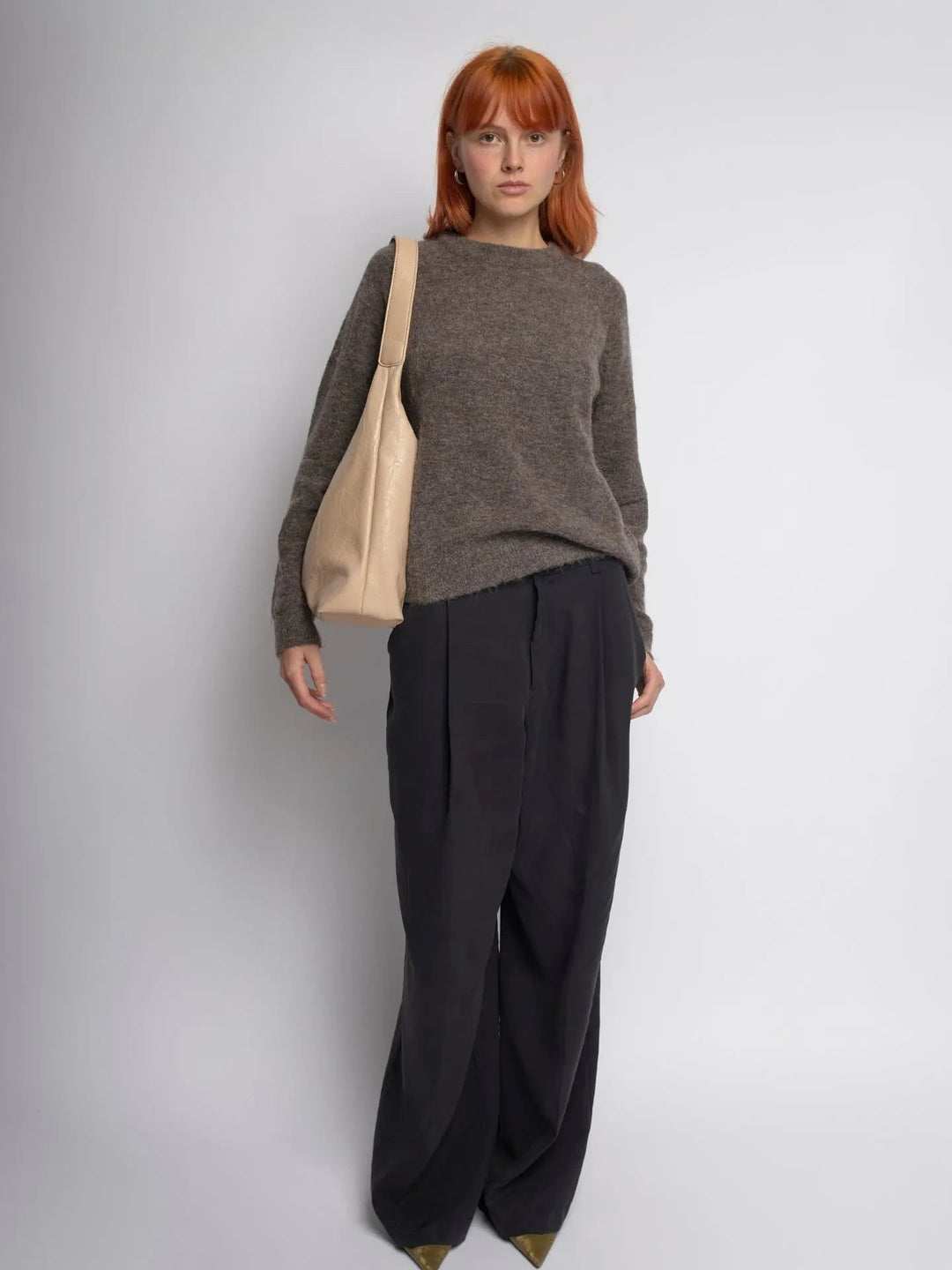 Fashion-forward distressed leather tote bag, a must-have for women