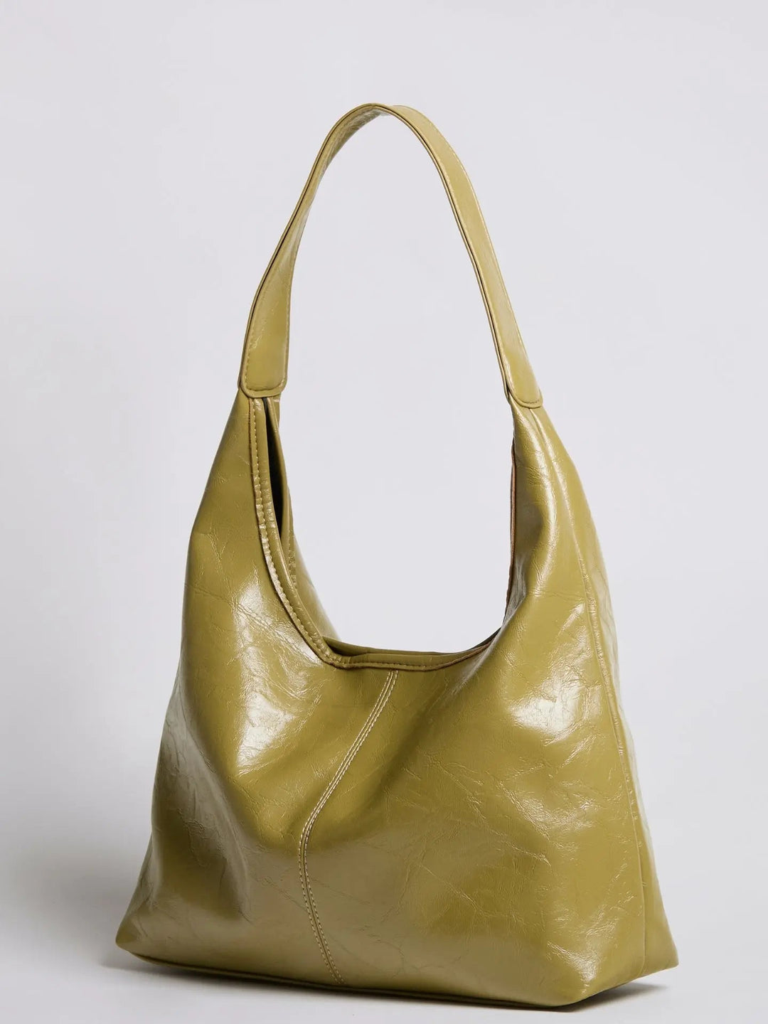 Distressed leather tote with sturdy straps, a reliable women's shoulder bag