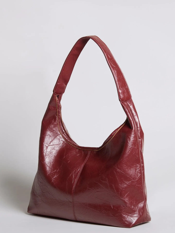Gift-ready distressed leather tote, a thoughtful present for women