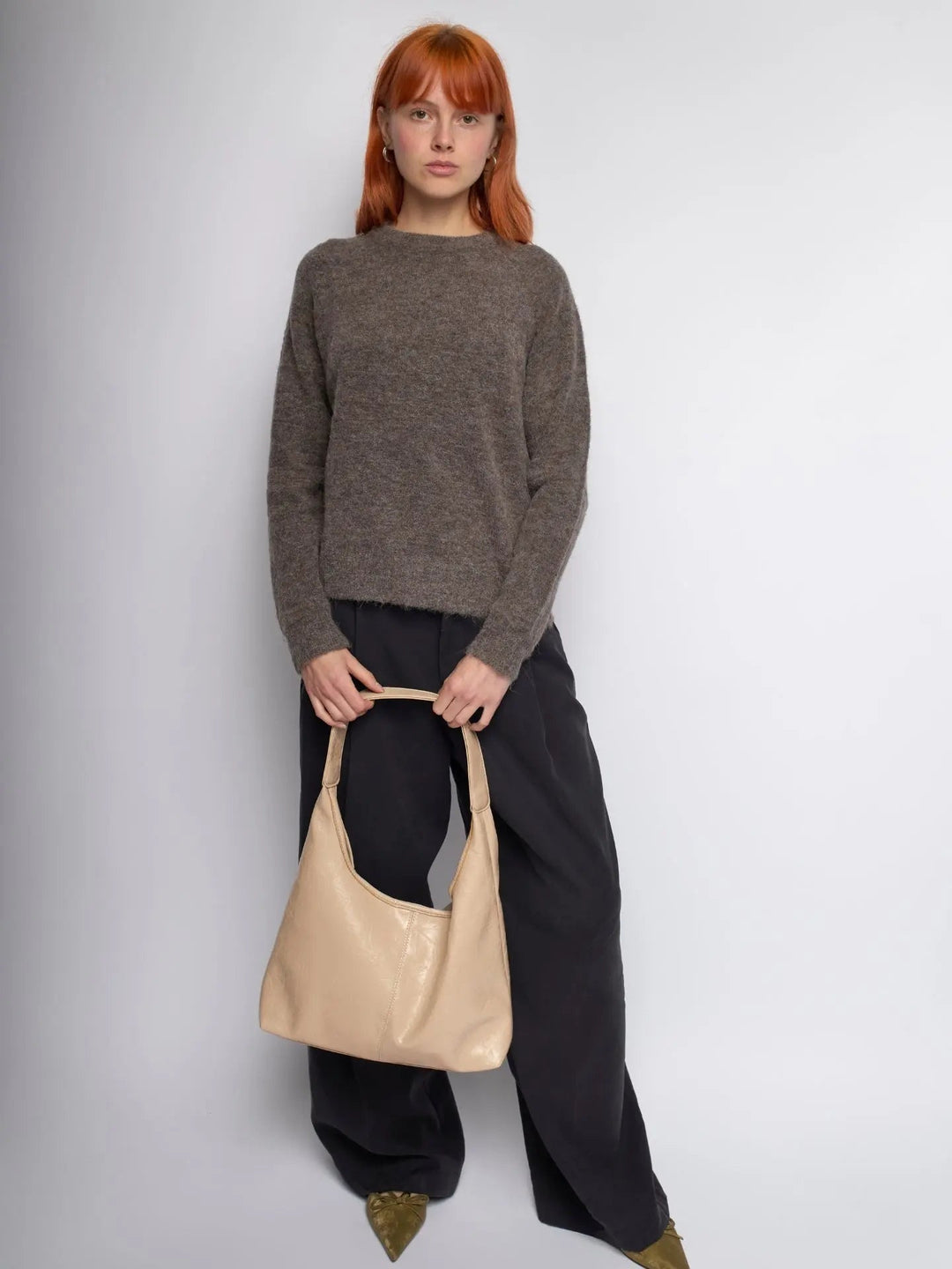 Personalized distressed leather tote, a unique women's bag statement