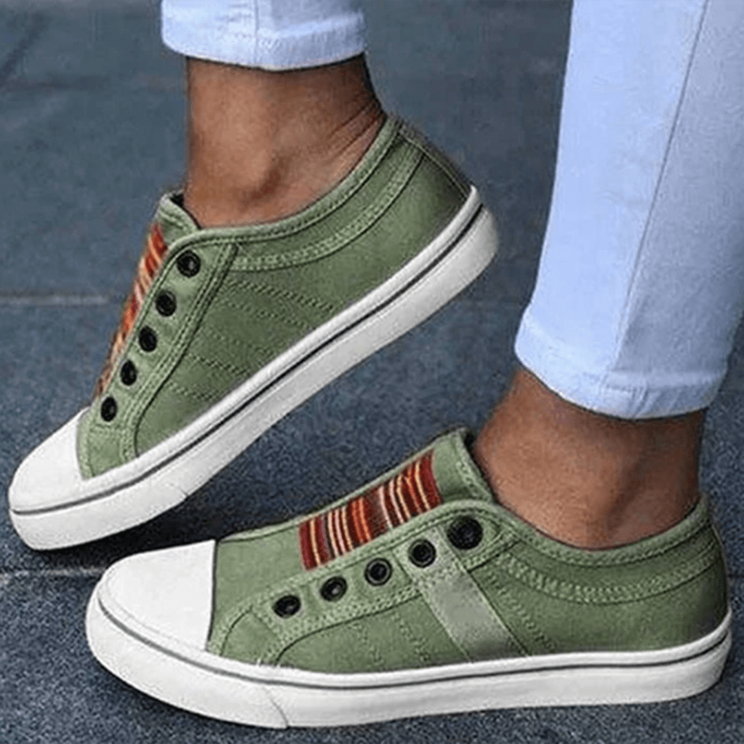 Women's casual slip-on trainers offering ultimate comfort for daily activities and versatile wear.