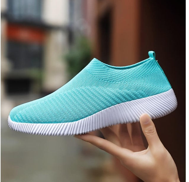Women's comfortable slip-on sneakers, lightweight & casual for everyday athleisure style.