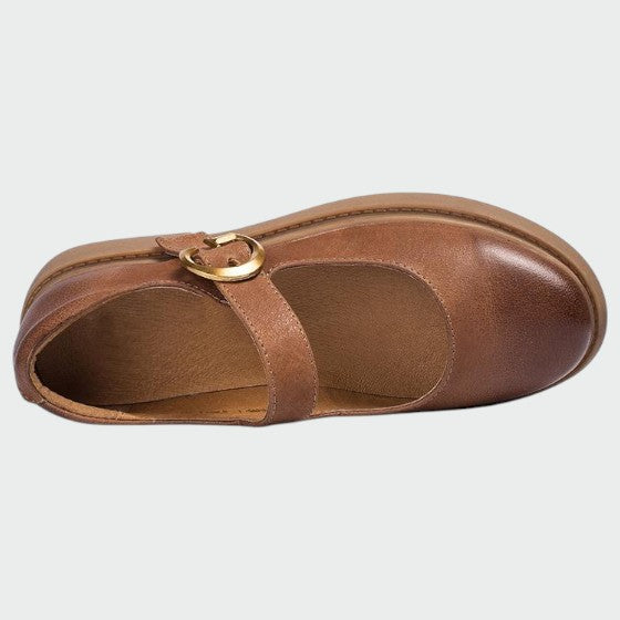 Elegant women's Mary Jane shoes crafted from premium leather, perfect for formal and casual wear.