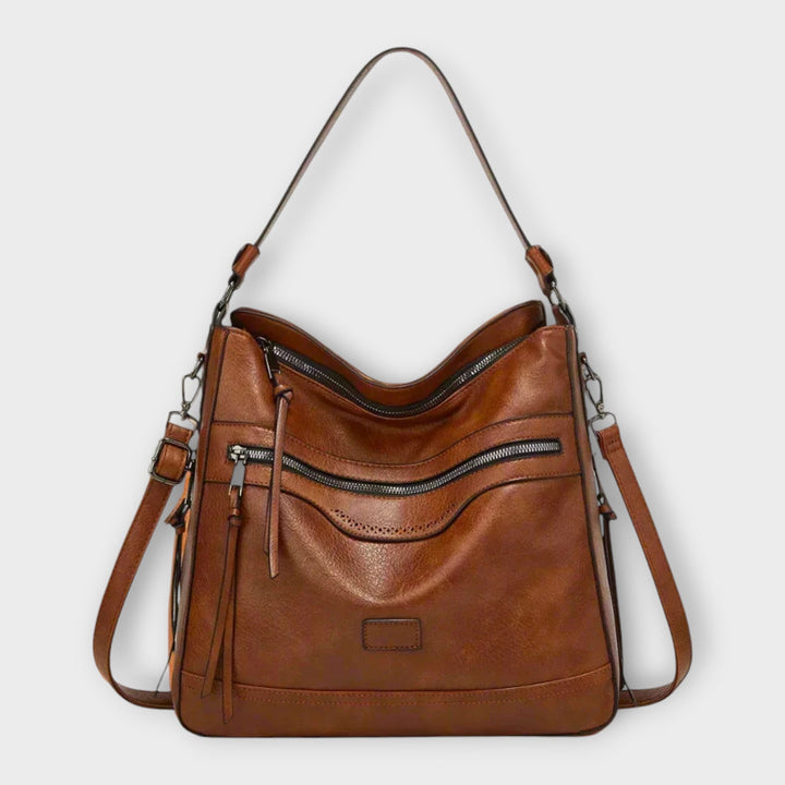 Elegant black shoulder bag for women, a versatile fashion accessory perfect for enhancing any outfit.