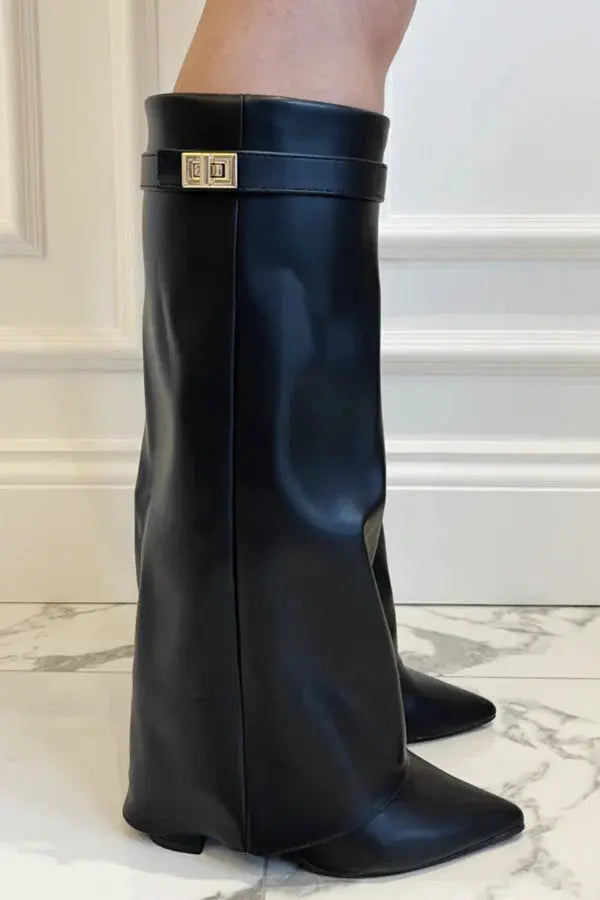 Stylish taupe women's boots, tall design with comfortable fit, ideal for elegant winter looks.