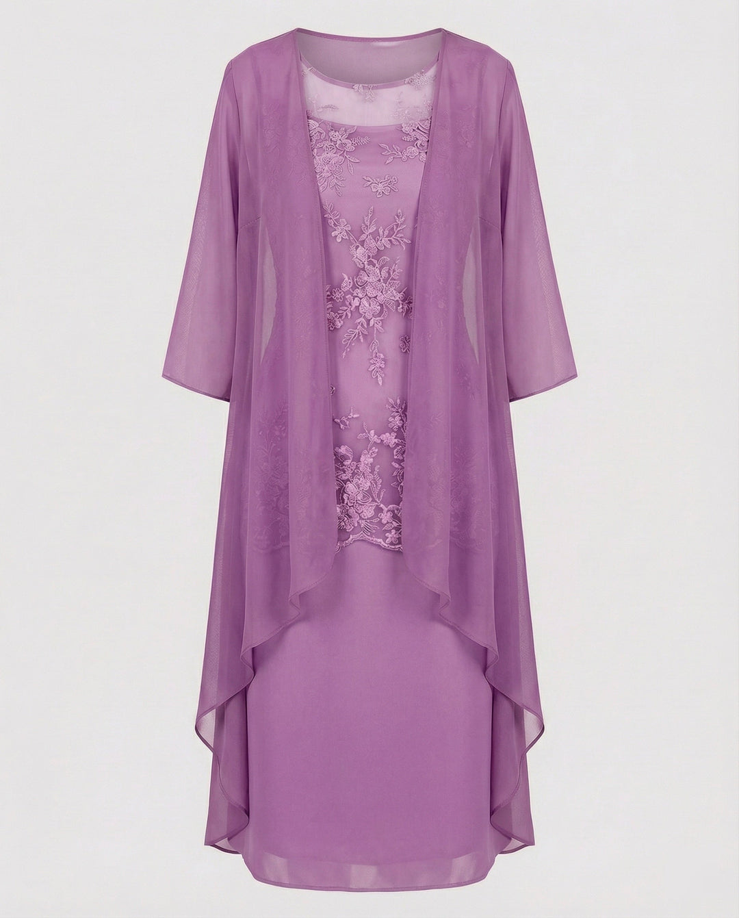 Yellow women's two-piece pants set with 3/4 sleeve top, offering a vibrant and elegant summer outfit.