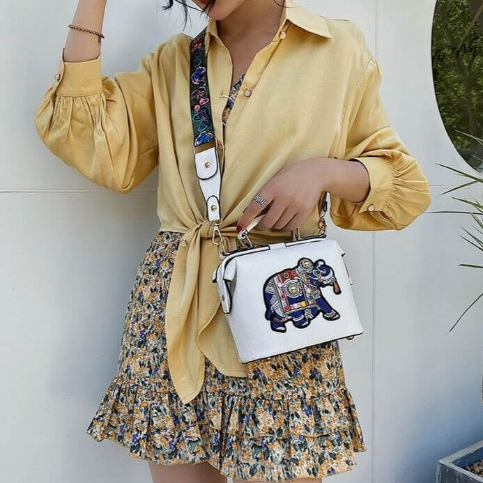 Perfect gift: lightweight embroidered mandala bohemian shoulder bag for women's fashion.