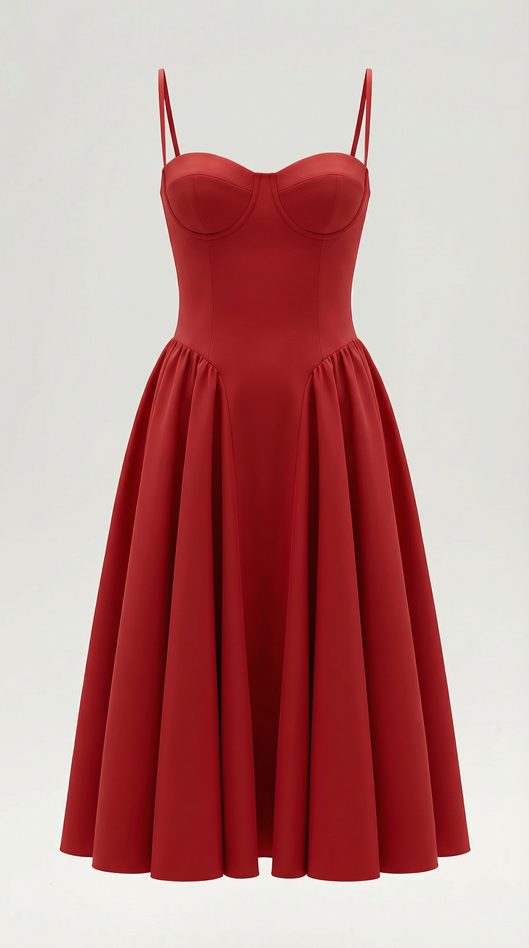 Women's floral midi dress, corset bodice, sweetheart neck, ideal for special occasions.