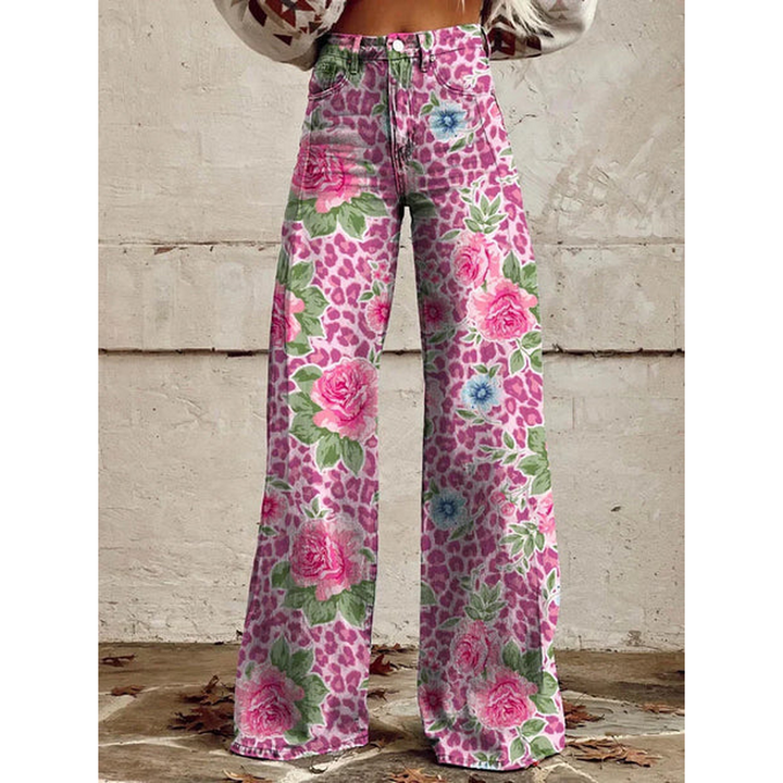 Comfortable women's solid long pants, versatile and chic, ideal for various occasions in polyester spandex