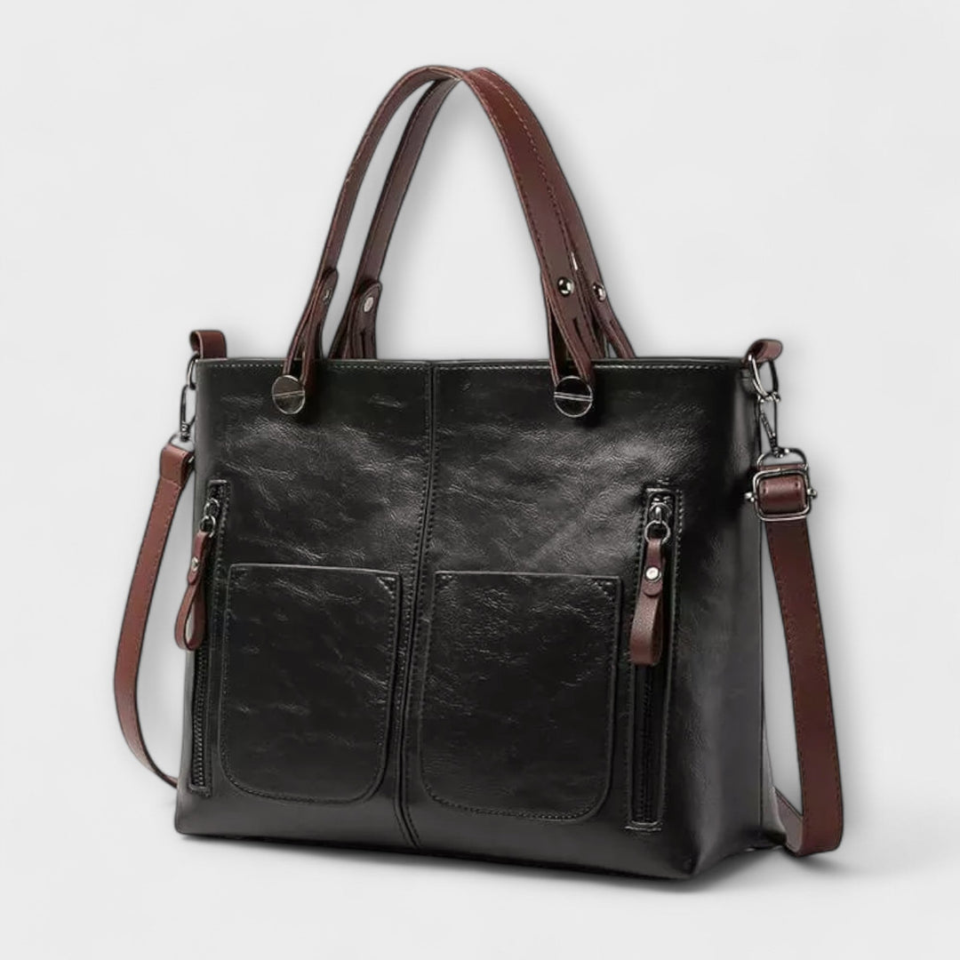 Everyday women's shoulder bag, structured, versatile, and a chic fashion accessory for all seasons.